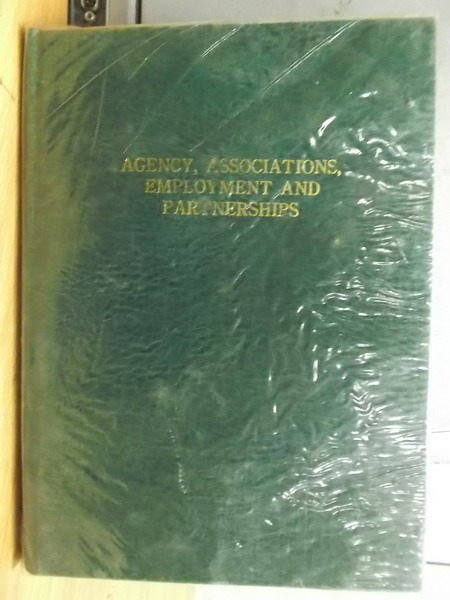 【書寶二手書T8／財經企管_ZHH】Agency, Associations, Employment…