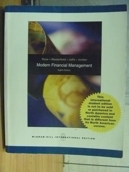 【書寶二手書T4／大學商學_WEX】Modern Financial Management_8/e