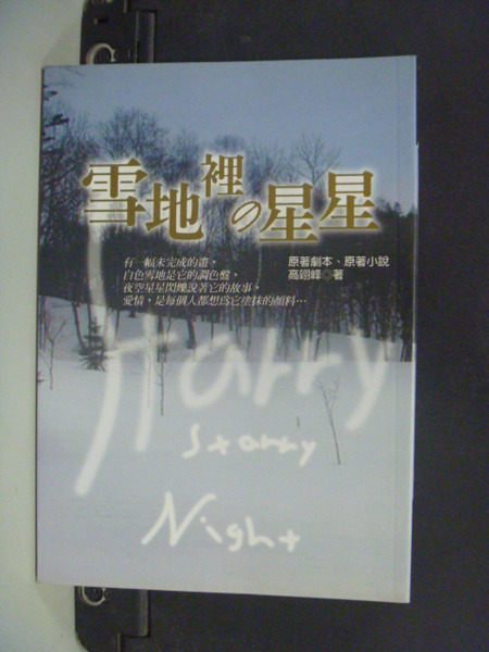 【書寶二手書T6／一般小說_HGY】雪地裡的星星_高翊峰