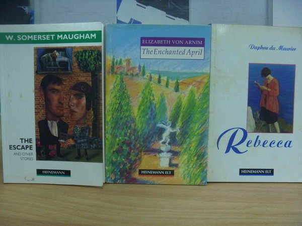 【書寶二手書T3／語言學習_MFK】Rebecca Daphne Du Maurier等_3本合售