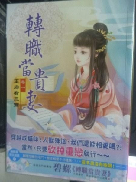 【書寶二手書T3／言情小說_GML】轉職當貴妻卷一：王府有三寶_碧螺