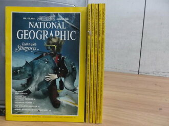 【書寶二手書T8/雜誌期刊_RCK】Natiomal Geographic_1989年間_6本合售_Stingrays等
