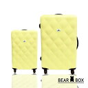 BEAR BOX 水漾菱格ABS 霧面超值28吋+20吋旅行箱/行李箱 0
