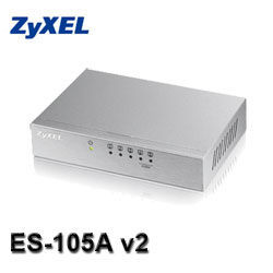 [NOVA成功3C]ZyXEL合勤 ES-105A v2 5埠網路交換器 喔!看呢來