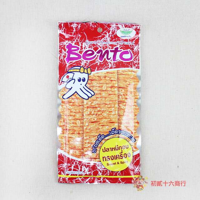 【0216零食會社】BENTO泰式碳烤香辣香魷片24g(紅)