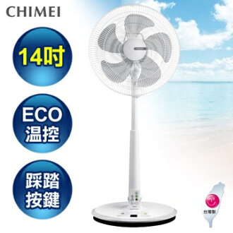 【CHIMEI奇美】14吋 DC遙控微電腦ECO溫控立扇 DF-14B0ST