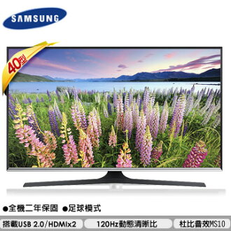 ★即日起至104年9月20日止買就送Chreme Cast智慧棒!SAMSUNG 三星 40吋 LED 液晶電視 UA40J5100AWXZWUA40J5100 40J5100