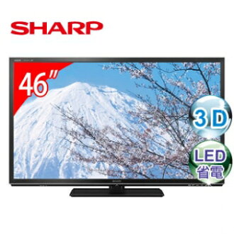 SHARP 夏普 46吋 3D 四原色 LED 液晶電視 LC-46G7AT 2014年新機上市! 日本進口 Quattron四原色技術