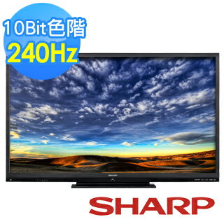 SHARP 夏普 60吋 LC-60LE666AT 240倍速連網 3D LED 液晶電視2014年最新上市機種!