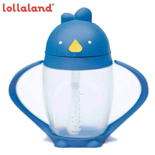 【lollacup】美國 可愛造型小雞杯 - 寳寳吸管學習杯/ 海底雞 / 藍色 6.25x3.25x6.25cm