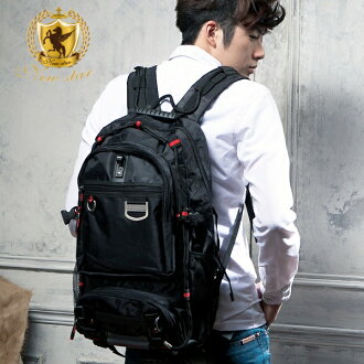 後背包 高磅防水尼龍金屬多口袋電腦包 NEW STAR BK92