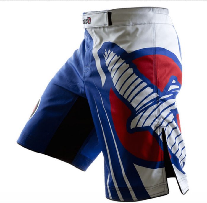 Hayabusa UFC選手褲 "藍白色" 輕量化訓練褲MMA格鬥拳擊褲- 隼 HAYABUSA