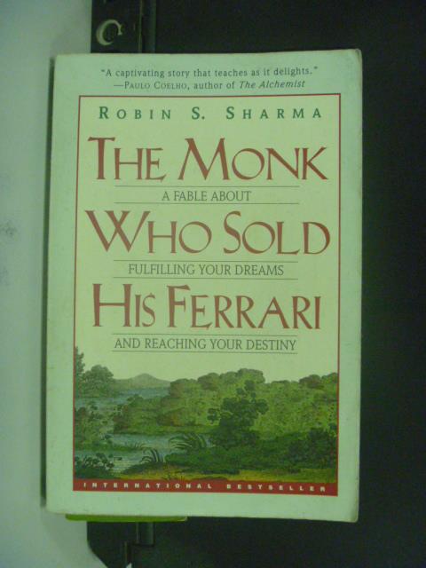 【書寶二手書T1／原文小說_OEZ】The Monk Who Sold His Ferrari
