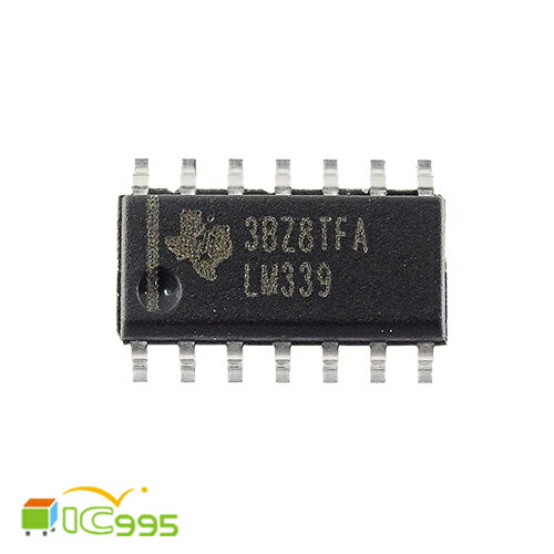 (ic995) LM339 SOP-14 四通道電壓 比較器 四路差動 芯片 IC 壹包1入 #0047  