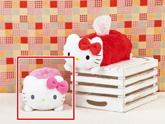 【真愛日本】15100300106 造型長絨毛趴面紙套-粉 KITTY 凱蒂貓 三麗鷗 造型面紙套 生活用品