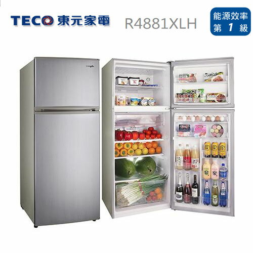 TECO 東元 R4881XLH 冰箱 變頻2門