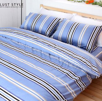 LUST生活寢具【烏絲拉諾 】100%精梳純棉、加大6尺床包/枕套組 【台灣製】