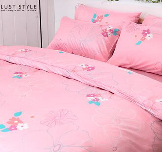 LUST生活寢具【法式浪漫 】100%精梳純棉、加大6尺床包/枕套組 【台灣製】