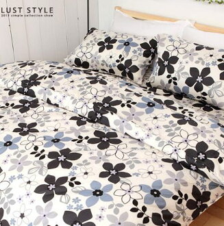 LUST生活寢具【巴黎幻境】100%精梳純棉、加大6尺床包/枕套組 【台灣製】