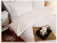 【東憶批發購物網】《五星級飯店-緹花白》台灣生產製造【雙人床包6X6.2尺/歐式枕套】