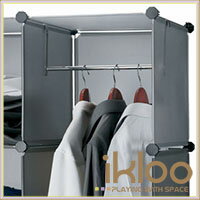 12吋收納櫃延伸配件-單格用短衣桿(30cm)商品加購只要80元