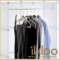 12吋收納櫃延伸配件-雙格用長衣桿(61cm)商品加購只要120元