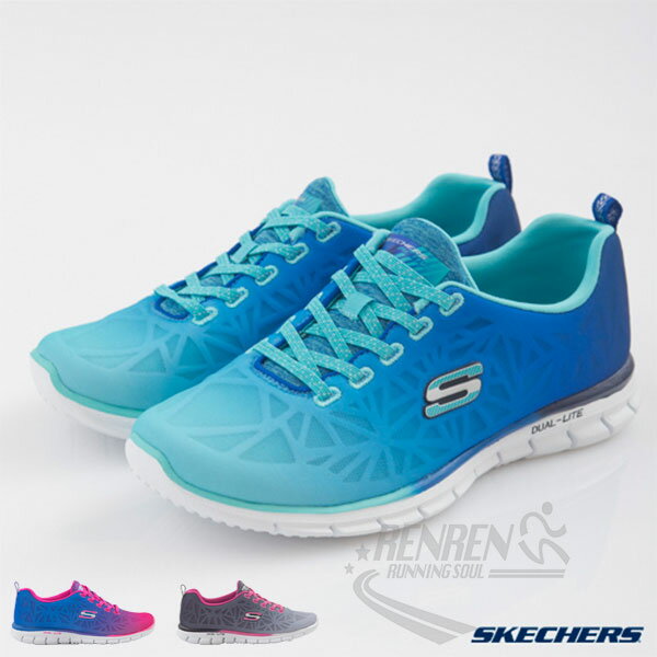 SKECHERS 女運動鞋 Glider (冰藍*藍) 懶人鞋 時尚經典鞋款 透氣柔軟