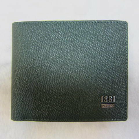 ~雪黛屋~18NINO81 男紳士短型皮夾進口專櫃100%進口牛皮材質標準尺寸固定型證夾NI700-072-1802 綠