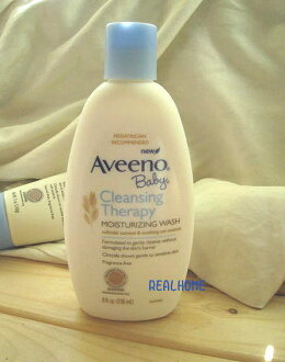 *Realhome*Aveeno 天然燕麥~寶寶專用 保濕舒緩止癢浴乳 8oz (236ml) 新到貨