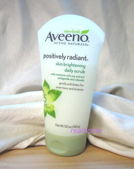 Realhome 美國 Aveeno 溫合日用臉部磨砂膏 夏日推