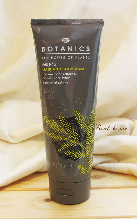 *Realhome* Boots Boots Botanics 博姿草本概念 男士專用洗髮沐浴2合一 好用推~