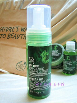 Realhome 英國 The Body Shop 美體小舖 茶樹系列 深層淨荳潔面慕絲 暢銷系列