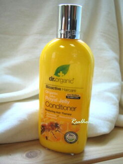 *Realhome* 英國原裝 Dr.Organic 有機博士 潤髮乳~皇家蜂蜜修護 265ml