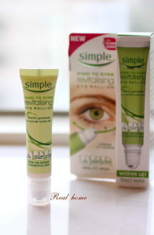 *Realhome*英國 暢銷品牌 SIMPLE (就是簡單) 修護眼霜 滾珠款