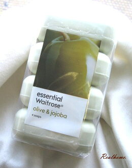 *Realhome* 英國原裝 皇室愛用品牌 Waitrose 香皂優惠組合4入 - 橄欖荷荷巴