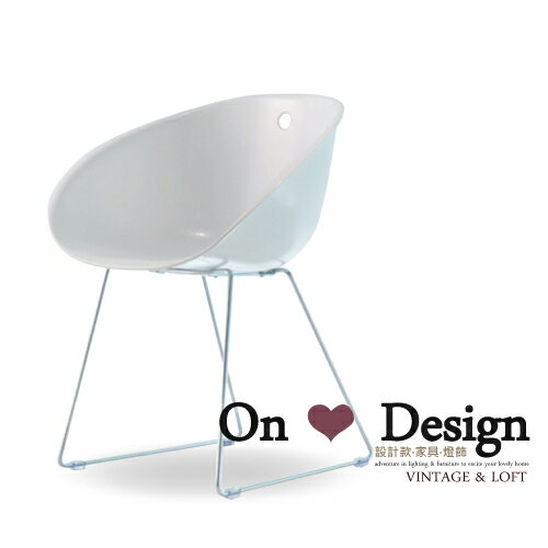On ♥ Design ❀經典設計 GLISS 920 格里斯 塑料餐椅 戶外椅 白色( 複刻版) 特價
