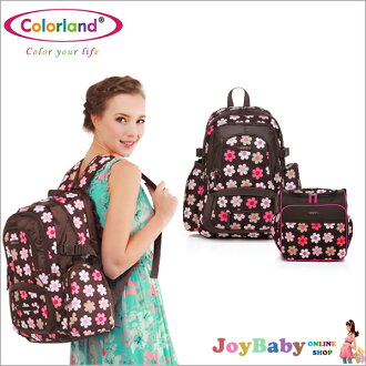 【JoyBaby】14年升級款Colorland 後背媽媽包 電腦包 爸爸包媽咪包 大小包組合