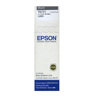 【OKIN】EPSON 原廠墨水匣 T673100 (黑) 適用L800/L1800