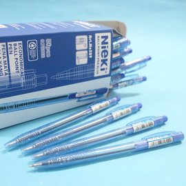 Nieki 自動圓珠筆 NO.309 原子筆 原珠筆 按壓式 彈跳式 0.7mm(藍色)/一盒50支入{促3}
