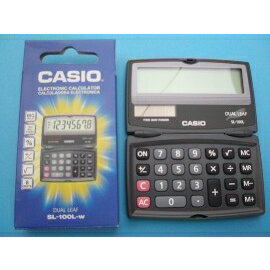 CASIO卡西歐SL-100L計算機 掀蓋式隨身型計算機8位數/一台{350}