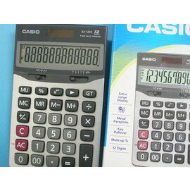CASIO卡西歐AX-120S可調整傾斜式桌上中長型商務計算機12位數/一台{550}