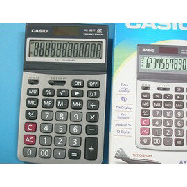 CASIO卡西歐AX-120ST桌上中長型計算機12位數(螢幕角度可調整)/一台{700}
