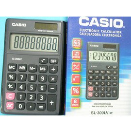 CASIO卡西歐SL-300LV計算機 皮面式隨身型計算機8位數/一台入{定250}