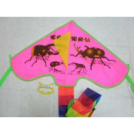 卡通圖案風箏布面-骨架全碳纖維/台灣製造(小型)/一支入{120}