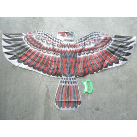 老鷹風箏 老鷹造型風箏 立體摺疊式風箏(竹架.布面)/一隻入{定80}5032