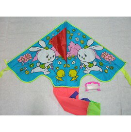 風箏.卡通圖案布面風箏-骨架全碳籤維/台灣製造(中型)/一支入{160}