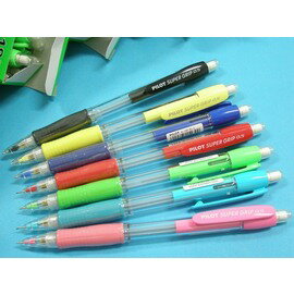 百樂自動鉛筆 H-185百樂七彩自動鉛筆 0.5mm(透明桿)/{定35}一盒/ 12支入