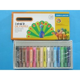雄獅粉蠟筆OP-16粉蠟筆16色粉蠟筆/一小盒入{定35}