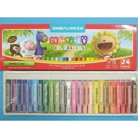 奶油獅粉蠟筆OP-24A雄獅粉腊筆24色粉蠟筆/{定65}一箱/12盒入
