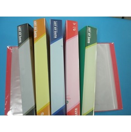 A4資料簿.PP資料本.資料夾.主色板60入(120頁)SD60A(無內紙)MIT製/一本{150} - 限時優惠好康折扣
